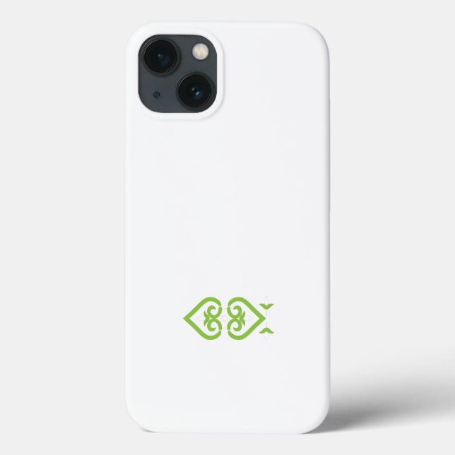 a green and white logo with a stylised design Case-Mate iPhone case (Back)