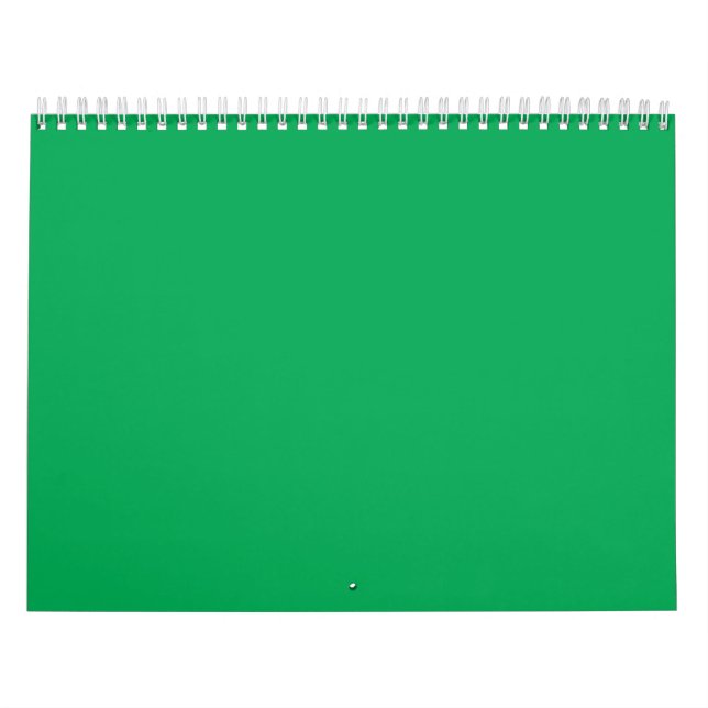 a green background with a calendar (Cover)