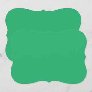 a green background with a white border card
