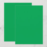 a green background with a white border
