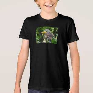 A green heron baby Tri-Blend shirt