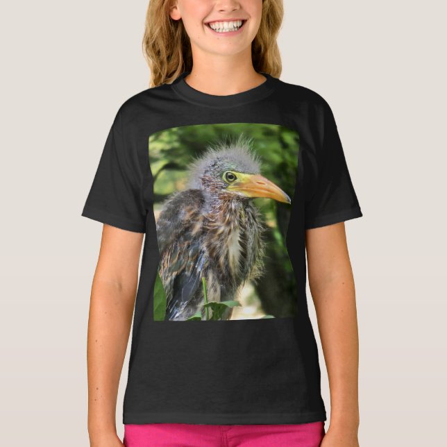 A green heron T-Shirt (Front)