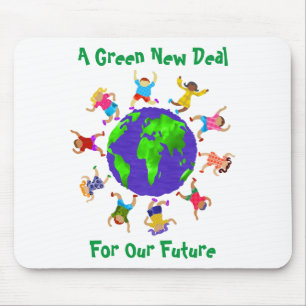 A Green New Deal For Our Future Mouse Mat