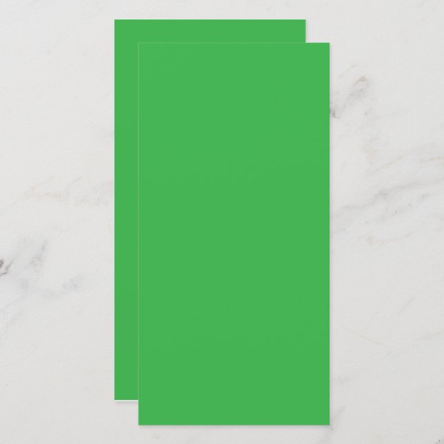 a green screen with a white background (Front/Back)