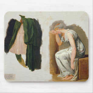 A green toga and Camille Mouse Mat