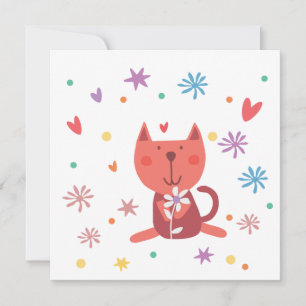 A greeting card kat "love from"