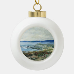 A Grey Day Carmel by Guy Rose Ceramic Ball Christmas Ornament