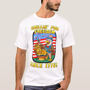 A grill in honour of freedom. 1776 T-Shirt