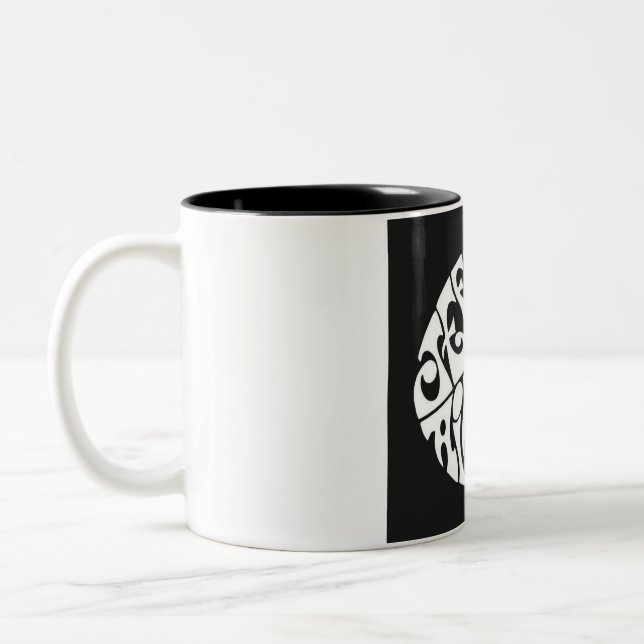 A Groovy Rock and Roll 60s Inspired Mug (Left)