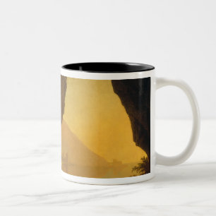 A Grotto in the Kingdom of Naples Two-Tone Coffee Mug