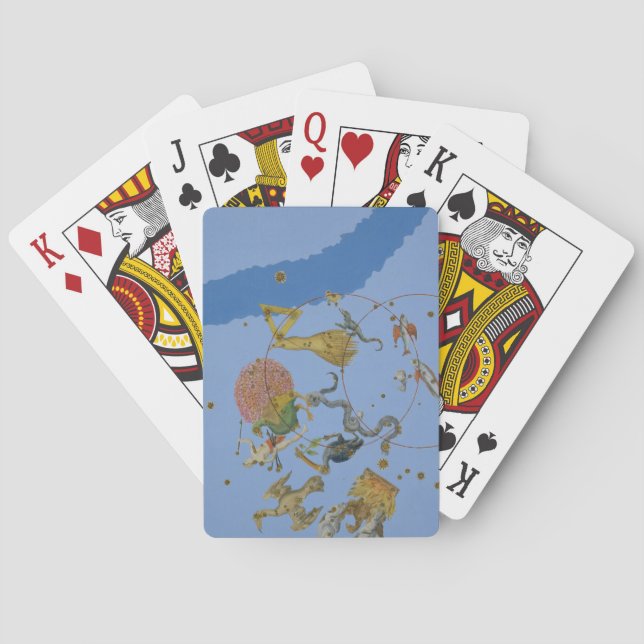 A group of constellations from 'Uranometria' by Jo Playing Cards (Back)