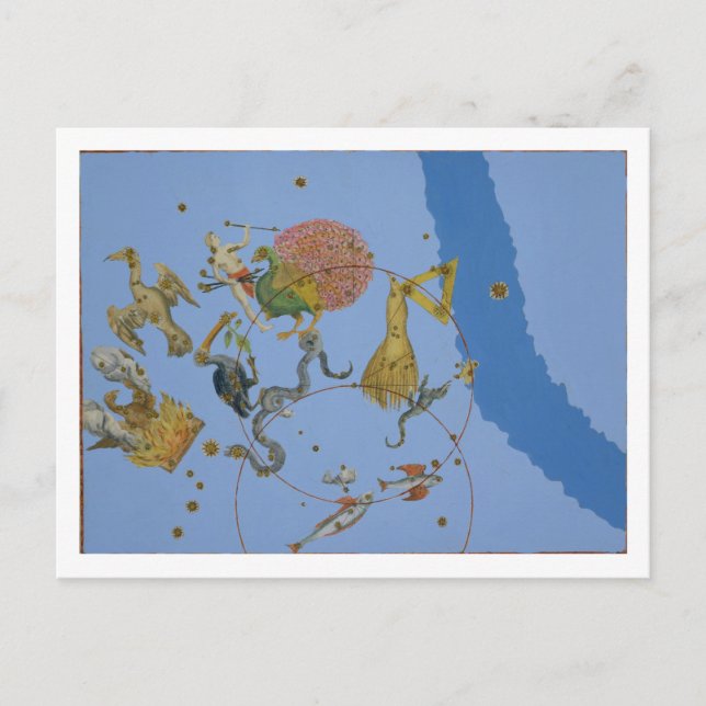 A group of constellations from 'Uranometria' by Jo Postcard (Front)