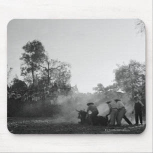 A group of Mexican charros bullfighters twist Mouse Mat