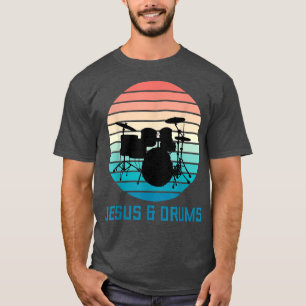 A group of people who like to play drum music for T-Shirt