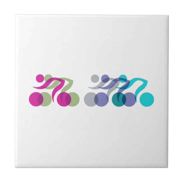 A group of riders tile (Front)