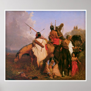 A Group of Sioux by Charles Deas 1845 Poster