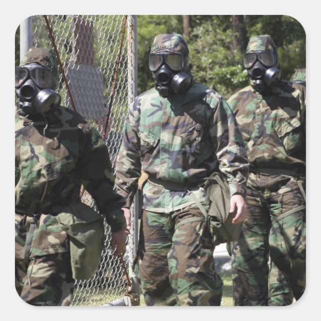 A group of Solar Challenge participants Square Sticker (Front)