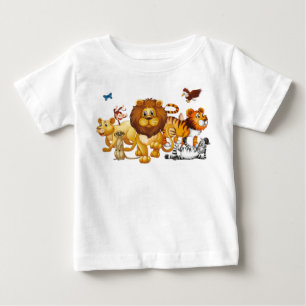 A Group of Wild Animals Baby T-Shirt