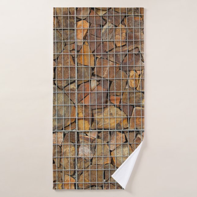 A grungy brick wall texture as backgroundabstract, bath towel (Bath Towel)