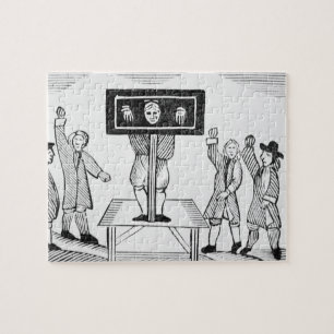 A Guilty Man in the Village Pillory, copy of a 16t Jigsaw Puzzle