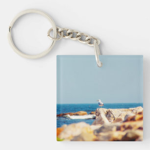 A Gull's Post Key Ring