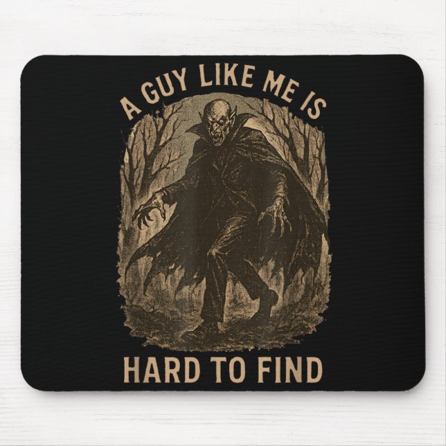 A Guy Like is Hard to Find Halloween Vampire Mouse Mat (Front)