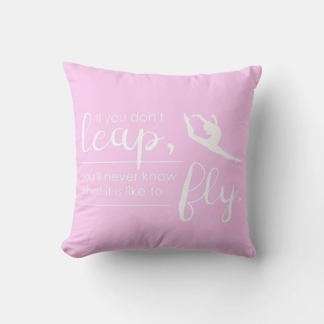 A Gymnast/ Dancer 's Pillow (Front)