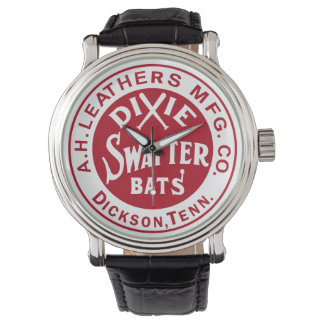 A.H. Leathers Dixie Swatter Baseball Bats Dickson Watch