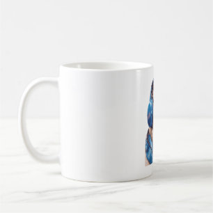 A Habu dog wearing sunglasses and headphones Coffee Mug