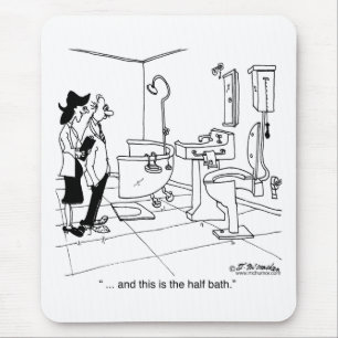 A Half Bath Mouse Mat