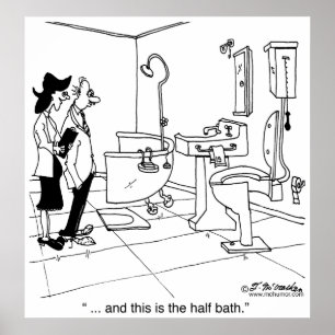A Half Bath Poster