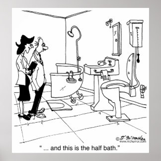 A Half Bath Poster