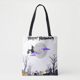 A Halloween atmosphere of horror and magic Tote Bag