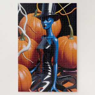A Halloween Dream - Ken Gauge Art Jigsaw Puzzle