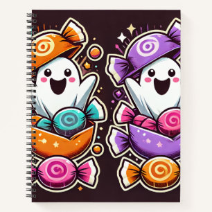 a Halloween-like notebook