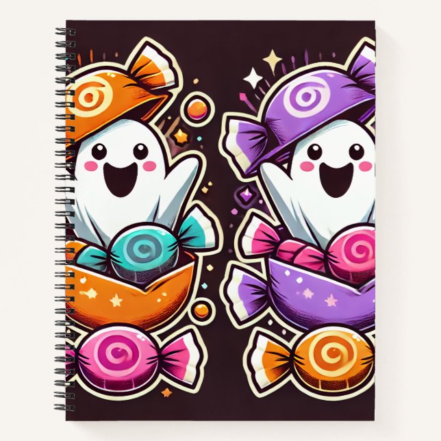 a Halloween-like notebook (Front)