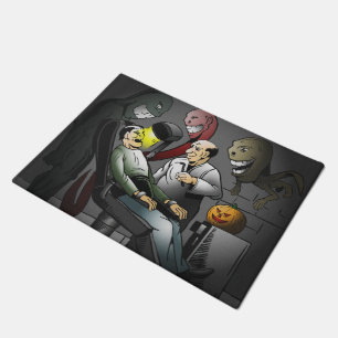 A Halloween night at the dentist Doormat