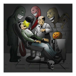 A Halloween Night at the Dentist Poster