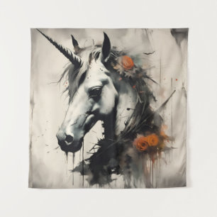 A Halloween Unicorn Tapestry