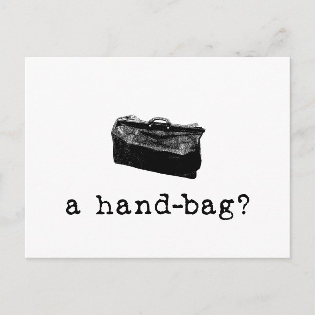 A Handbag? Postcard (Front)