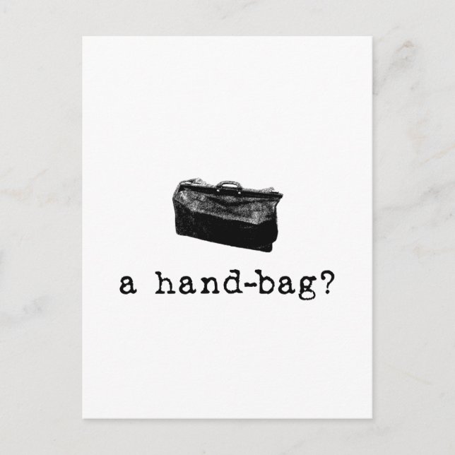 A Handbag? Postcard (Front)