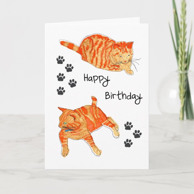 A Happy Birthday card. Card (Front)