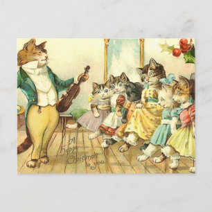 A Happy Christmas to You Holiday Postcard