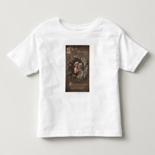 A Happy ChristmasLittle Kids Hugging Toddler T-Shirt