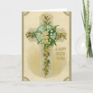 A Happy Easter to You - Antique Postcard,  Card