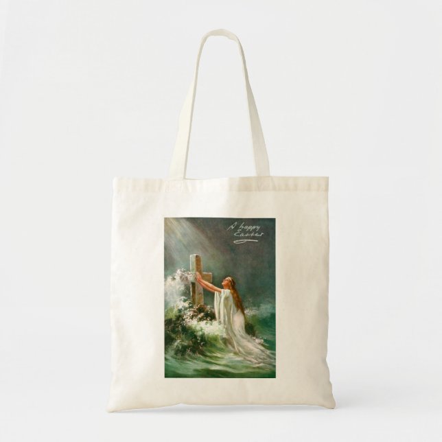 A Happy Easter Tote Bag (Front)