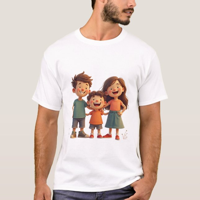 a happy family T-Shirt (Front)