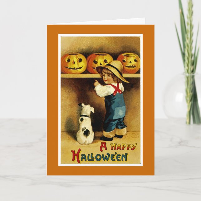 A Happy Halloween Card (Front)