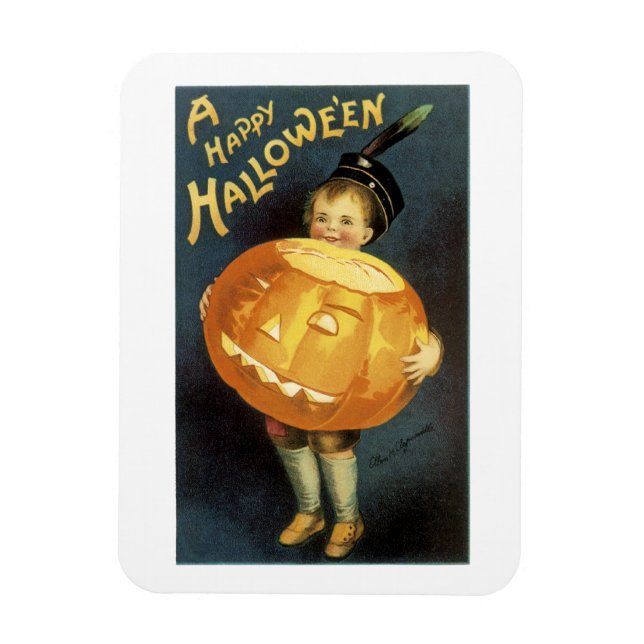A Happy Halloween Magnet (Vertical)