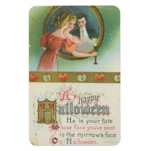 A Happy Halloween Mirrow's Fate Vintage Magnet